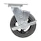 Vestil Rubber Swivel With Brake Caster 6 In. Diameter 2 In. Width 507 Lb. Capacity Black CST-VE-6X2MR-SWB - alternate 4